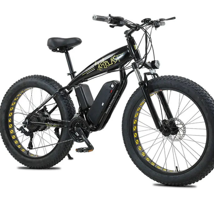 26inch Double Disc Brake Fatbike Ebike 250w 750w 1000w Full 