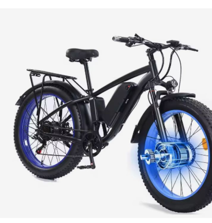 HUIMAO Ebike Motorcycles Style 48V 32Ah Dual Batteries &